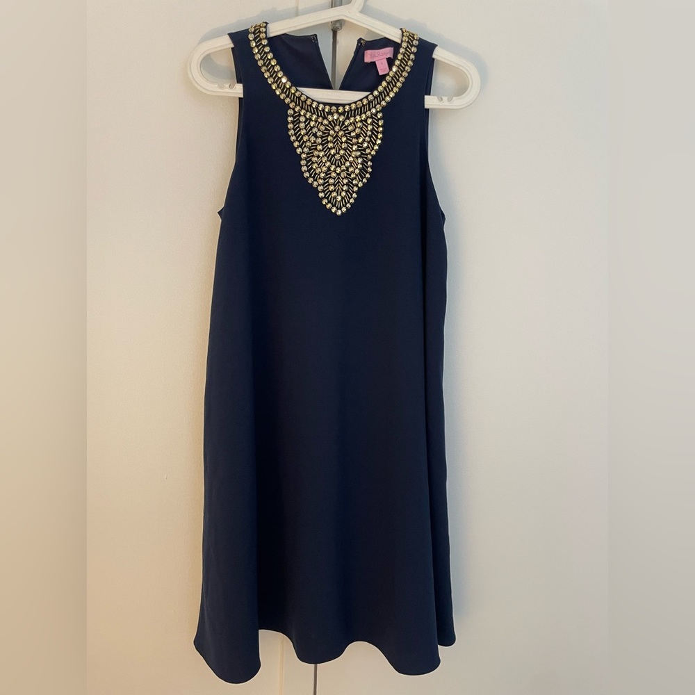 Lilly Pulitzer Navy Swing Dress